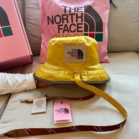 The North Face x Gucci Agar. Limited Edition. Reversible. Brown/Yellow (Small) - Picture 3 of 5